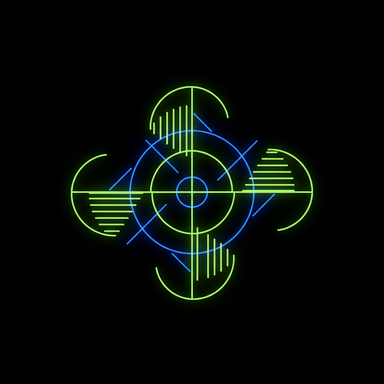 Qbi Creative – abstrakcja neonowa
