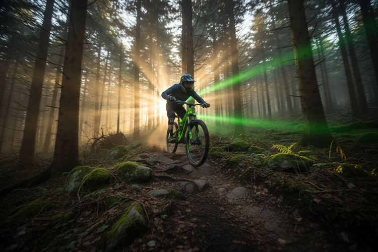 Qbi Ride – rowerzysta na szlaku